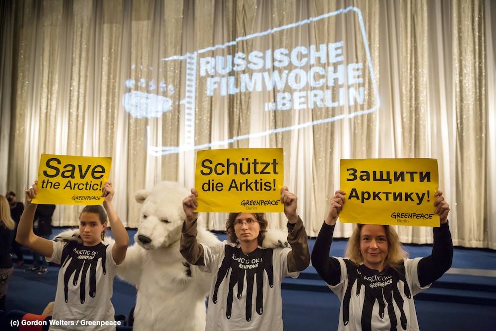 Gazprom: Kultur fördern, aber gleichzeitig die Arktis zerstören?
