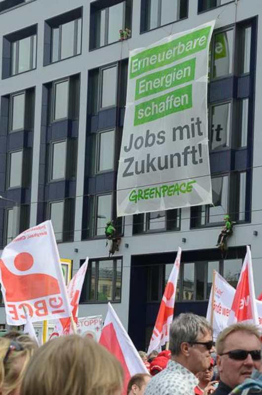 Gewerkschaft IG BCE contra Klimaschutz