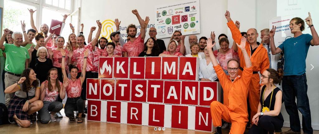 Ein großartiger Erfolg der Volksinitiative „ Klimanotstand in Berlin“
